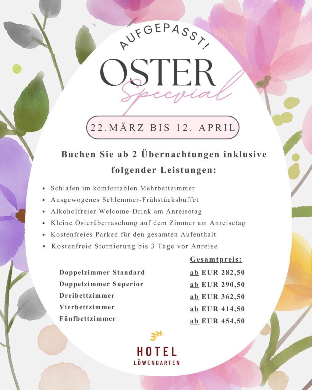 Hotel Löwengarten Osterspecial